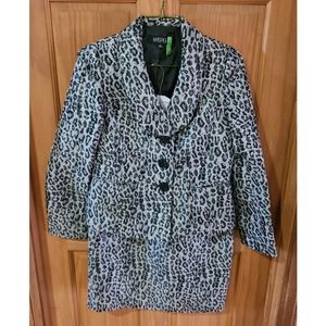 Kasper Metallic Skirt Suit 8